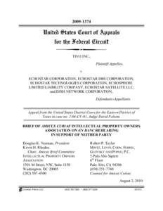 Patent infringement / Property law / EchoStar / Copyright law of the United States / Patent / EBay Inc. v. MercExchange /  L.L.C. / TiVo Inc. v. EchoStar Corp. / Declaratory judgment / Patent law / Law / Civil law