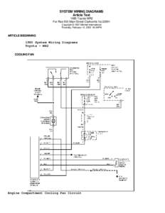 SYSTEM WIRING DIAGRAMS Article Text 1985 Toyota MR2 For Rse 555 Main Street Clarksville Va[removed]Copyright © 1997 Mitchell International Thursday, February 14, [removed]:24PM