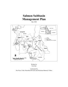 Microsoft Word - Salmon Subbasin Management Plan.doc