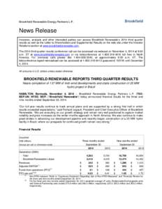 S&P/TSX Composite Index / Low-carbon economy / Brookfield Renewable / Renewable energy / International Financial Reporting Standards / Technology / Canada / Economy of Canada / Brookfield Asset Management / S&P/TSX 60 Index