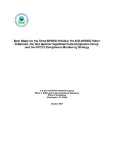 Earth / Concentrated Animal Feeding Operations / Clean Water Act / Animal feeding operation / United States Environmental Protection Agency / Combined sewer / Sanitary sewer overflow / Discharge Monitoring Report / United States regulation of point source water pollution / Water pollution / Environment / Agriculture