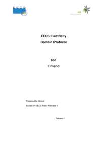 EECS Electricity Domain Protocol for Finland