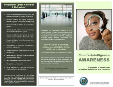 Counterintelligence Awareness