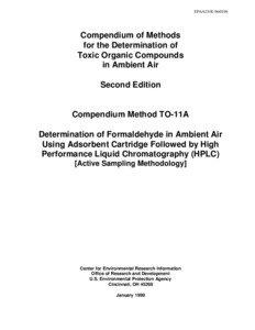 Chromatography / Aldehydes / Organic compounds / Formaldehyde / Occupational safety and health / Ketone / Hydrazone / Volatile organic compound / Elution / Chemistry / Organic chemistry / Functional groups