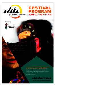 FESTIVAL PROGRAM JUNE 27 JULY 3 • 2014 TO