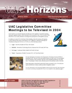 Utah Association of Counties  Winter 2004 Horizons