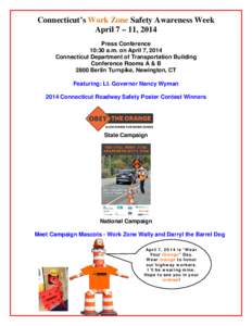 Connecticut’s Work Zone Safety Awareness Campaign for 2002