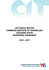 CIT (Teaching Staff) Enterprise Agreement[removed]