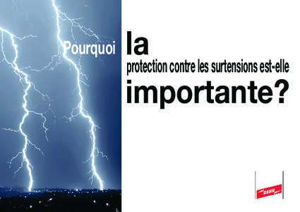 Pourquoi  la protection contre les surtensions est-elle importante?