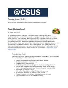 Epicurean CSUS Newsletter