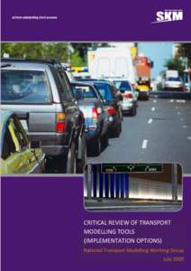 National Transport Modelling Working Group