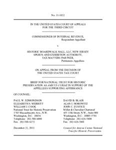 No[removed]IN THE UNITED STATES COURT OF APPEALS FOR THE THIRD CIRCUIT COMMISSIONER OF INTERNAL REVENUE, Respondent-Appellant v.