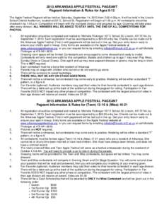 Microsoft Word - Pagent Rules and Regulations .doc