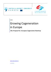 CODE  Growing Cogeneration