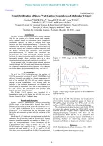 Condensed matter physics / Environmental chemistry / Materials science / Cluster chemistry / Carbon nanotube / Lithium-ion battery / Lithium / X-ray absorption fine structure / Transmission electron microscopy / Chemistry / Physics / Science