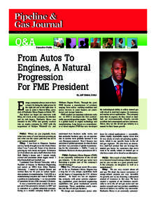 Q&A  Executive Profile From Autos To Engines, A Natural