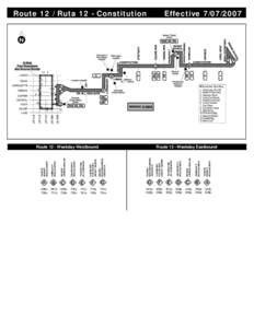 Route 12 / Ruta 12 - Constitution  Effective[removed]N C