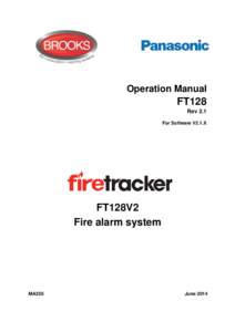 Operation Manual  FT128 Rev 2.1 For Software V2.1.X