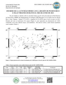 RED SISMICA DE PUERTO RICO  Universidad de Puerto Rico Recinto de Mayagüez Departamento de Geología
