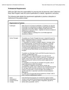 Microsoft Word - Professional Requirements.doc