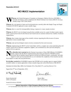 Resolution[removed]MCI MUCC Implementation W