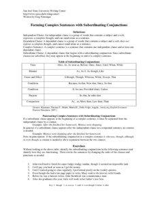 Microsoft Word - Subordinating Conjunctions - Greg Jan 28 09