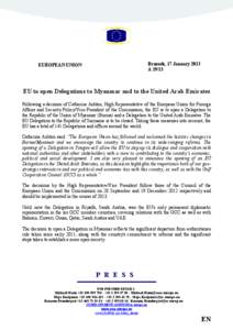 Third country relationships with the European Union / High Representative of the Union for Foreign Affairs and Security Policy / European External Action Service / Cooperation Council for the Arab States of the Gulf / Syria–European Union relations / Foreign relations of the European Union / Politics of the European Union / International relations / European Union