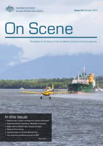 Issue 24 October[removed]On Scene Newsletter for the National Plan for Maritime Environmental Emergencies  In this issue: