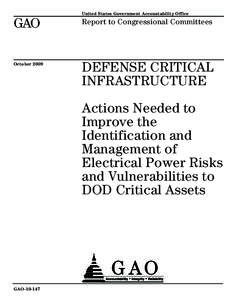 United States Government Accountability Office  GAO Report to Congressional Committees