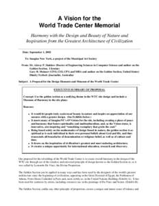 Manhattan / Golden ratio / National September 11 Memorial & Museum / World Trade Center site / Proportion / Golden mean / Aesthetics / World Trade Center / New York City / Architecture