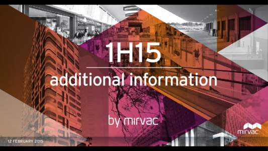 1H15  additional information 12 FEBRUARY 2015