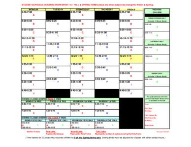 CCBC -Worksheet for Student Schedule Building-Fall-Spring.xls