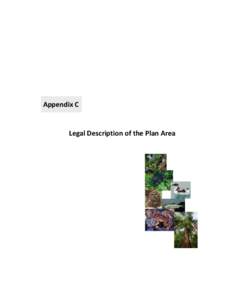 Appendix C  Legal Description of the Plan Area Contents C. LEGAL DESCRIPTION OF THE PLAN AREA