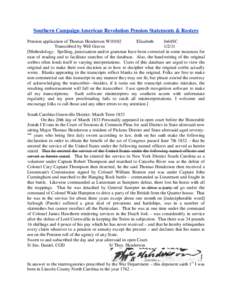 Henderson / Thomas Sumter / Geography of the United States / Kentucky / South Carolina / Affidavit / Evidence law / Notary