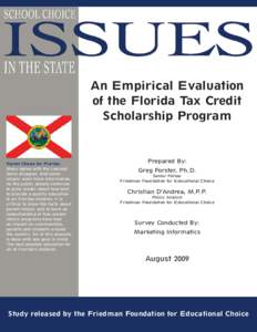 An Empirical Evaluation of the Florida Tax Credit Scholarship Program