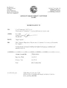 Mead Treadwell Lieutenant Governor Statc Capitol Juneau, Alaska[removed][removed]Fax