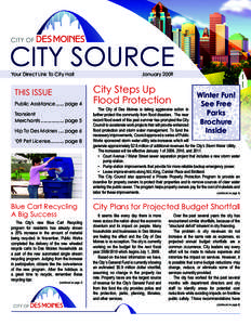 Your Direct Link To City Hall  THIS ISSUE Public Assistance[removed]page 4 Transient Merchants ................. page 5