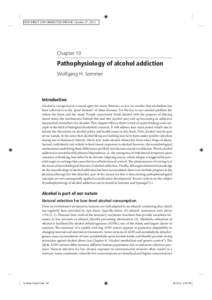 OUP-FIRST UNCORRECTED PROOF, October 27, 2012  Chapter 10 Pathophysiology of alcohol addiction Wolfgang H. Sommer