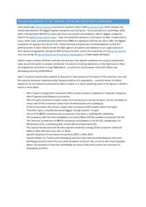 TAKING ADVANTAGE OF TAX HAVENS: SPAIN AND SPAIN’S BIG COMPANIES Some weeks ago, Oxfam Intermón launched an excellent report called La Ilusión Fiscal, which analyses the relationship between the biggest Spanish compan