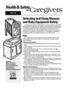 Health & Safety for HSC[removed]Caregivers