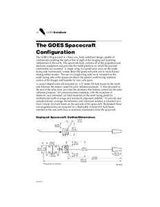 14  GOES DataBook The GOES Spacecraft Configuration