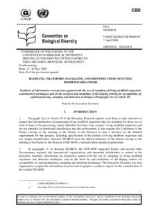 Molecular biology / Genetically modified organisms / Biodiversity / Detection of genetically modified organisms / Genetically modified food / Cartagena Protocol on Biosafety / Genetically modified plant / Agriculture / Real-time polymerase chain reaction / Biology / Genetic engineering / Risk