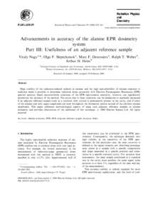 Science / Electron paramagnetic resonance / Alanine / Electron nuclear double resonance / Amplitude / Frequency modulation / Modulation / Dosimeter / Measuring instrument / Measurement / Spectroscopy / Physics