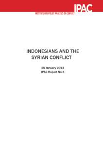 No Need for Panic: Planned and Unplanned Releases of Convicted Extremists in Indonesia ©2013 IPAC  INDONESIANS AND THE