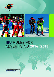 Design / Advertising / Biathlon / International Biathlon Union / Ibu / Logo / Trademark / Sports / Communication design / Marketing