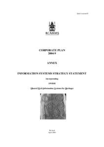 Draft version 03  CORPORATE PLAN[removed]ANNEX