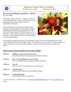 Food and drink / Master gardener program / Daylily / Gardener / Gardening / Botany / Personal life