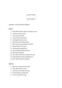 Conselho Científico Lista “Por Ciências” Mandatário: António Manuel Nunes Mateus Efetivos 1. Maria Manuela Gomes Coelho de Noronha Trancoso