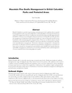 Protostome / Mountain pine beetle / Environment / Bark beetle / Dendroctonus / Lodgepole Pine / Old-growth forest / Beetle / Forestry / Curculionidae / Woodboring beetles / Phyla