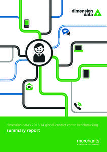 dimension data’s[removed]global contact centre benchmarking  summary report 2013/14